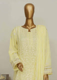 OMSC-014 M- 3 Piece Frock Style Chiffon Stitched Suit