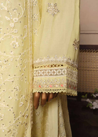 Bin Saeed Fabric - OMSC-FR-014 R55-3 Piece Luxury Embroidered Frock Style Suit
