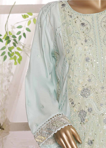 Bin Saeed Fabric - OWCS-006 R64- 3 Piece Embroidered Stitched Suit