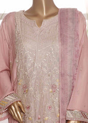 OWSC-008 R64- 3 Piece Embroidered Stitched Suit