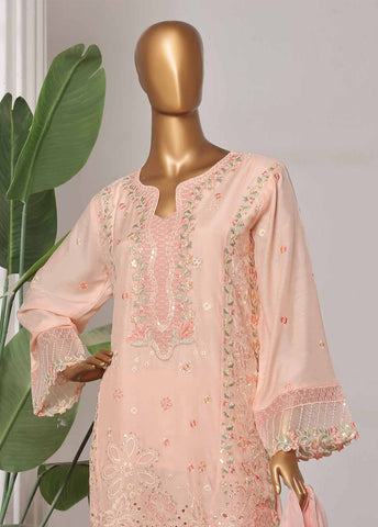 OWSC-009-CS R-65- 3 Piece Luxury Embroidered Stitched Suit