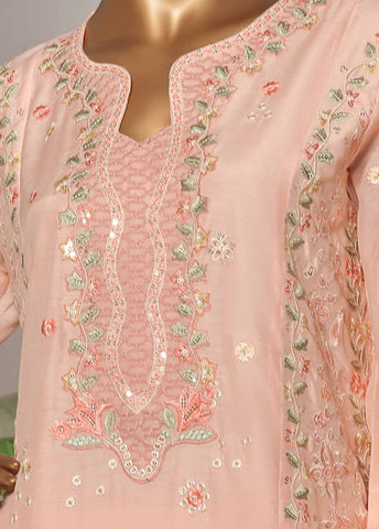 OWSC-009-CS R-65- 3 Piece Luxury Embroidered Stitched Suit