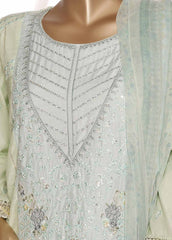 OWSC-010 R64- 3 Piece Embroidered Stitched Suit