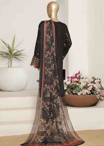 Bin Saeed Fabric - OWCS-011 R-066- 3 Piece Luxury Embroidered Stitched Suit