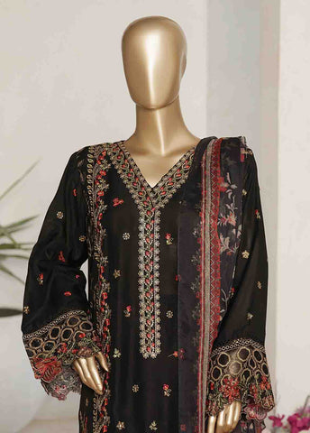 Bin Saeed Fabric - OWCS-011 R-066- 3 Piece Luxury Embroidered Stitched Suit