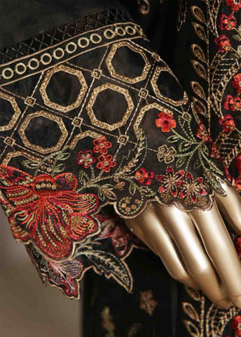 Bin Saeed Fabric - OWCS-011 R-066- 3 Piece Luxury Embroidered Stitched Suit