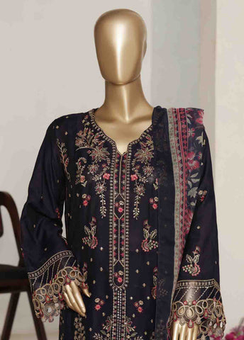 Bin Saeed Fabric - OWCS-012 R-066- 3 Piece Luxury Embroidered Stitched Suit