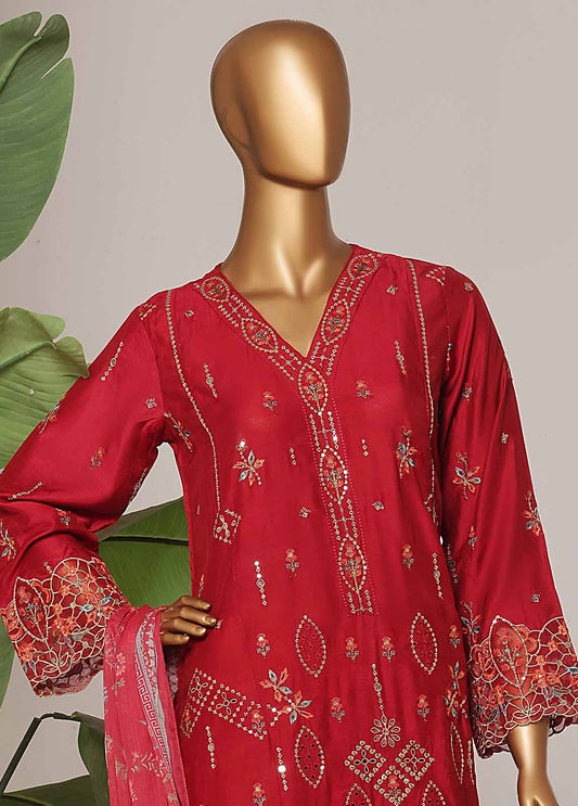 RTCS-013-CS R-65- 3 Piece Luxury Embroidered Stitched Suit