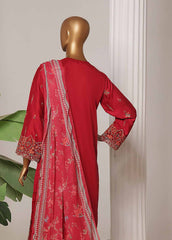 RTCS-013-CS R-65- 3 Piece Luxury Embroidered Stitched Suit