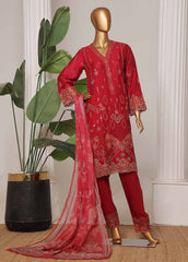 RTCS-013-CS R-65- 3 Piece Luxury Embroidered Stitched Suit