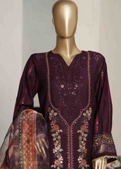 OWCS-014 R-066- 3 Piece Luxury Embroidered Stitched Suit