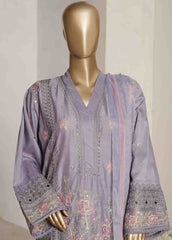 OWCS-015 R-065- 3 Piece Luxury Embroidered Stitched Suit