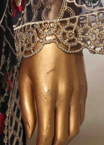 Bin Saeed Fabric - OWS-004- 3 Piece Organza Stitched Suit