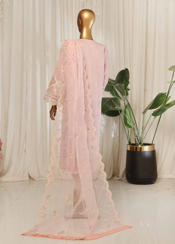 Bin Saeed Fabric - OWS-007- 3 Piece Chiffon Stitched Suit