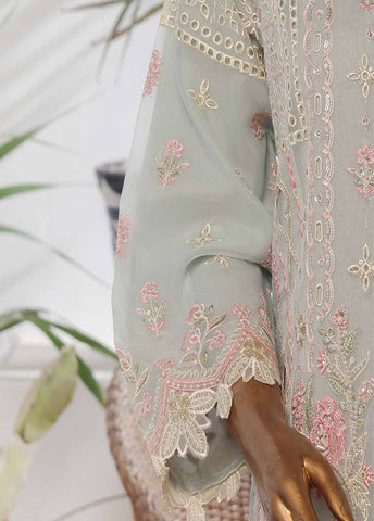 Bin Saeed Fabric - OWS-008- 3 Piece Chiffon Stitched Suit