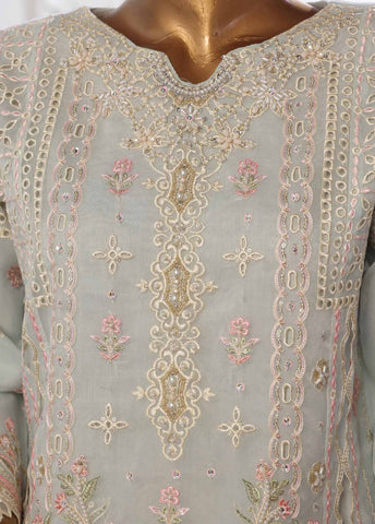 Bin Saeed Fabric - OWS-008- 3 Piece Chiffon Stitched Suit