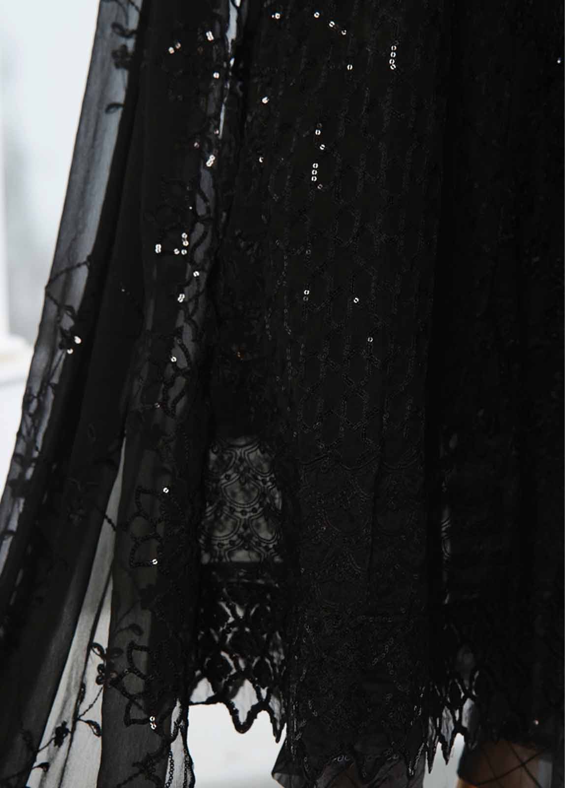 Bin Saeed Fabric - OWS-C008- 3 Piece Embroidered Organza