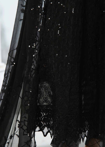 Bin Saeed Fabric - OWS-C008- 3 Piece Embroidered Organza