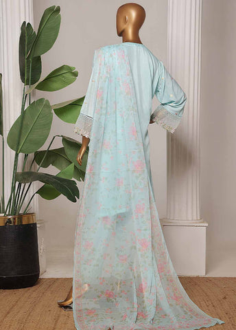 Bin Saeed Fabric - OWSC-001-CS R-65- 3 Piece Luxury Embroidered Stitched Suit