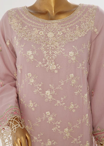 Bin Saeed Fabric - OWSC-002- 3 Piece Chiffon Stitched Suit