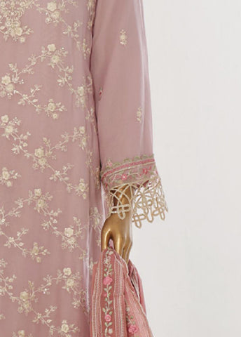 Bin Saeed Fabric - OWSC-002- 3 Piece Chiffon Stitched Suit