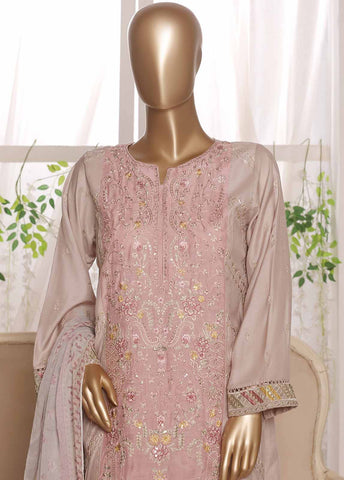 Bin Saeed Fabric - OWSC-004 R64- 3 Piece Embroidered Stitched Suit