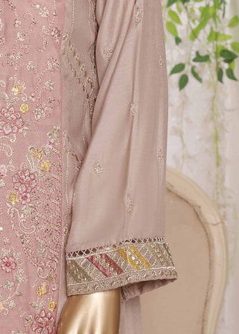 Bin Saeed Fabric - OWSC-004 R64- 3 Piece Embroidered Stitched Suit