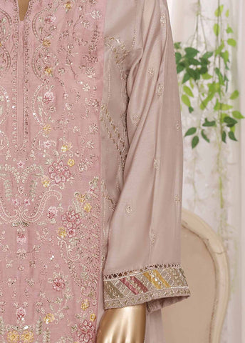 Bin Saeed Fabric - OWSC-004 R64- 3 Piece Embroidered Stitched Suit