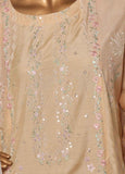 OWSC-005-R-65- 3 Piece Luxury Embroidered Stitched Suit