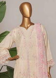 OWSC-0202-R-65- 3 Piece Luxury Embroidered Stitched Suit