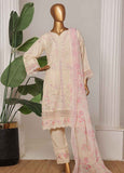 OWSC-0202-R-65- 3 Piece Luxury Embroidered Stitched Suit