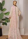 OWSC-0202-R-65- 3 Piece Luxury Embroidered Stitched Suit