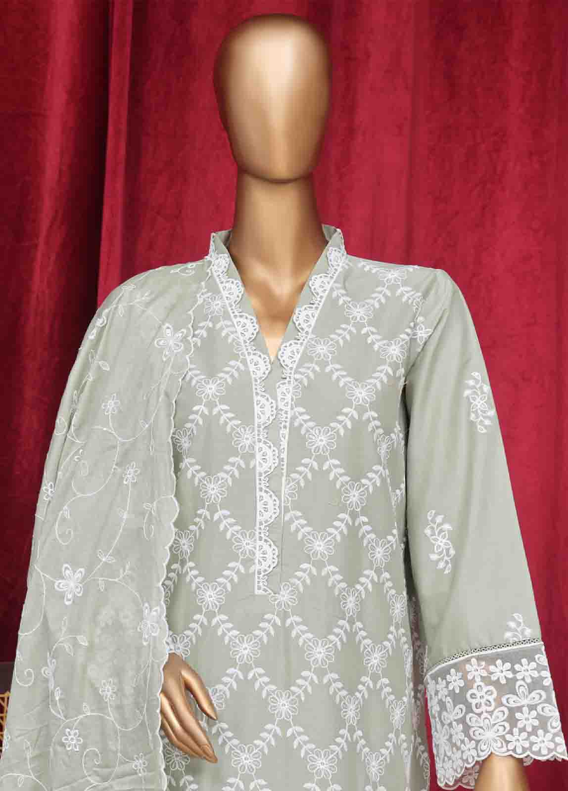 Bin Saeed Fabric - PC-28617- 3 Piece Luxury Embroidered Stitched Suit