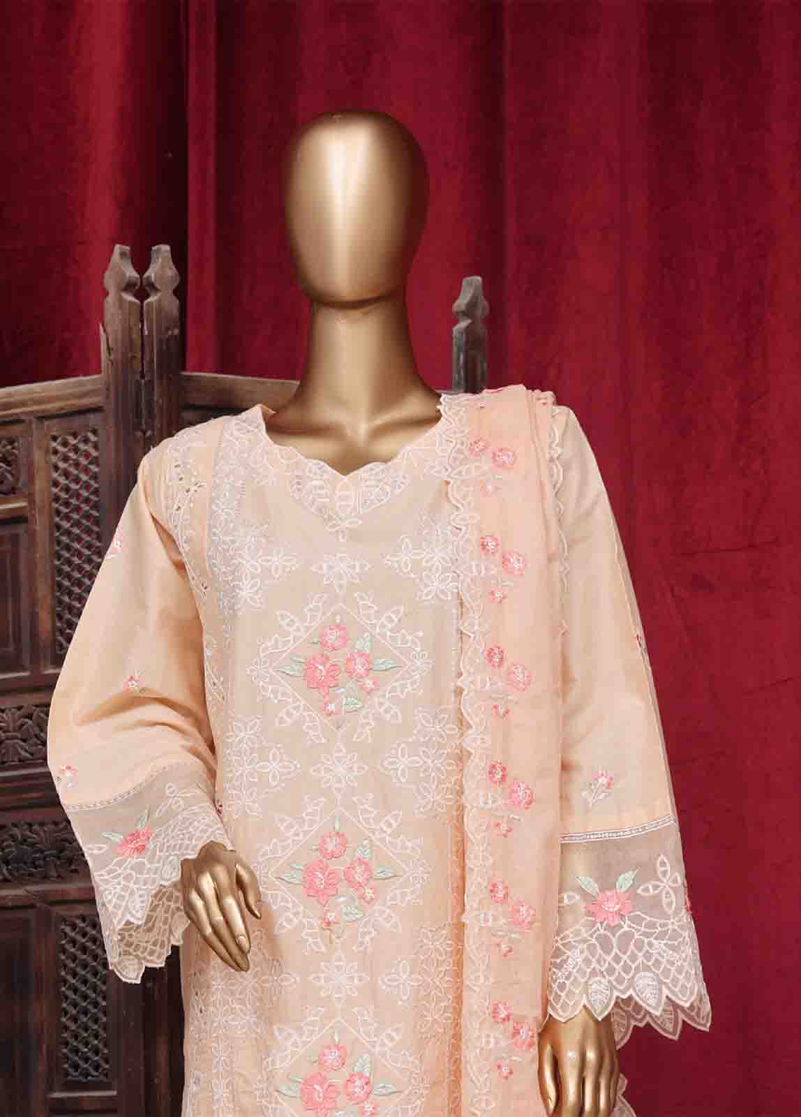 Bin Saeed Fabric - PC-28618- 3 Piece Luxury Embroidered Stitched Suit
