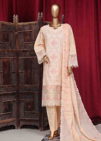 Bin Saeed Fabric - PC-28618- 3 Piece Luxury Embroidered Stitched Suit