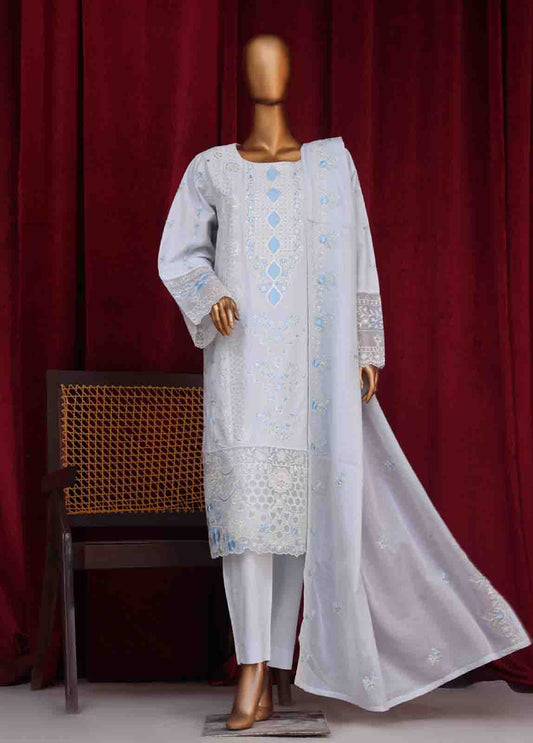 Bin Saeed Fabric - PC-28619- 3 Piece Luxury Embroidered Stitched Suit