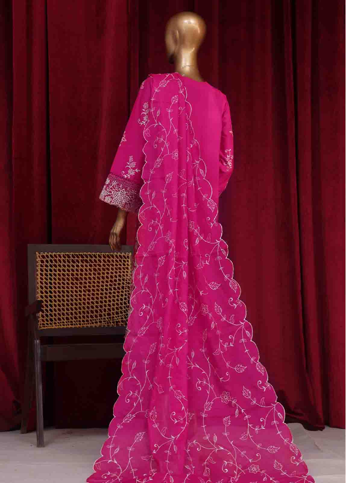 Bin Saeed Fabric - PC-28620- 3 Piece Luxury Embroidered Stitched Suit