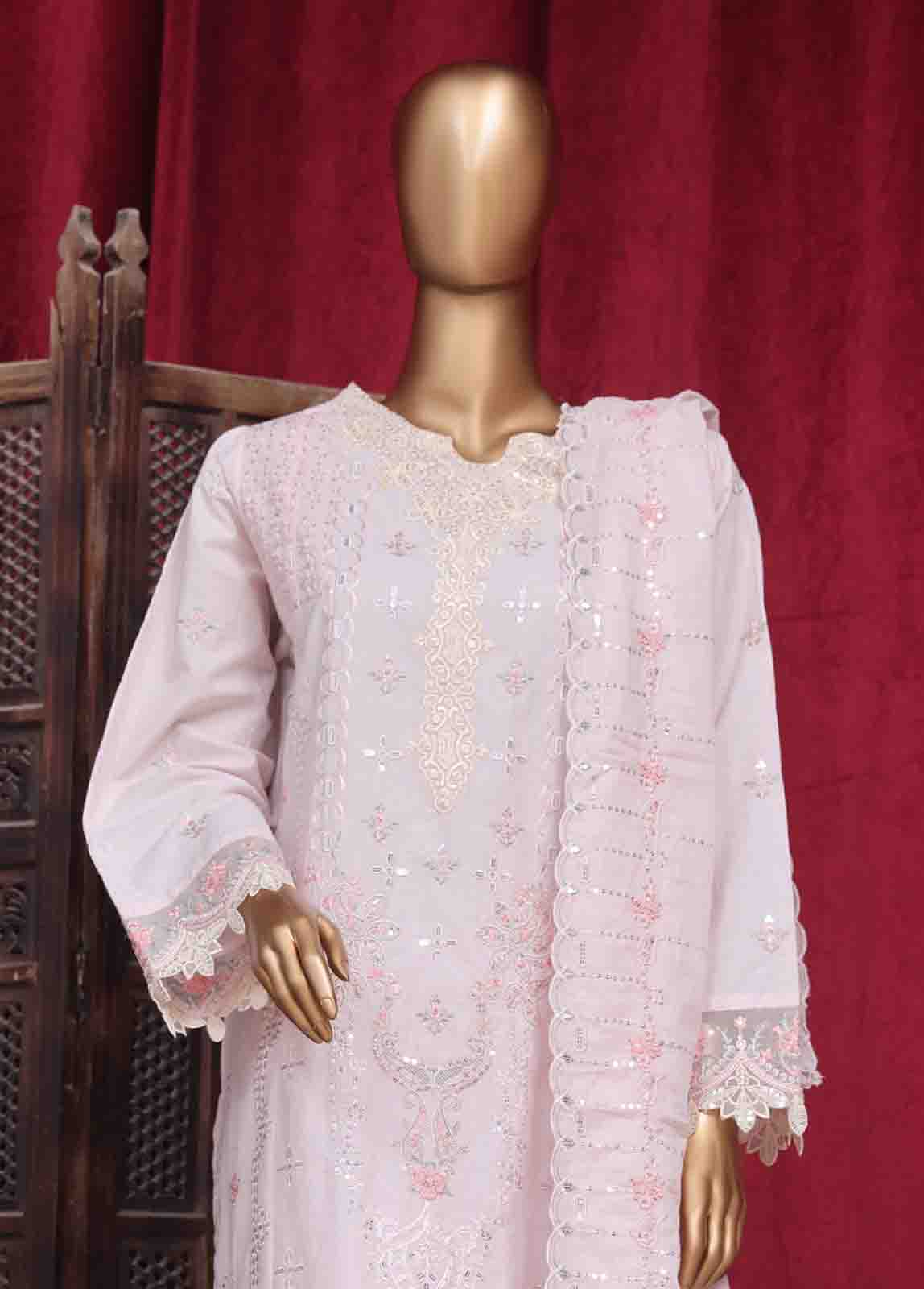 Bin Saeed Fabric - PC-28621- 3 Piece Luxury Embroidered Stitched Suit