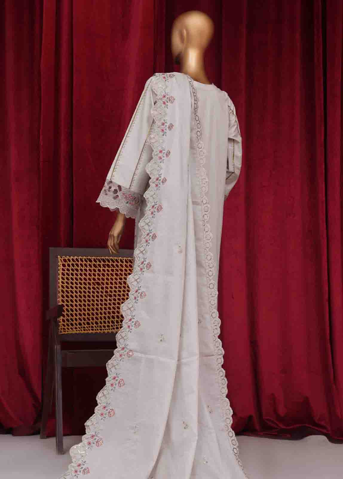 Bin Saeed Fabric - PC-28622- 3 Piece Luxury Embroidered Stitched Suit