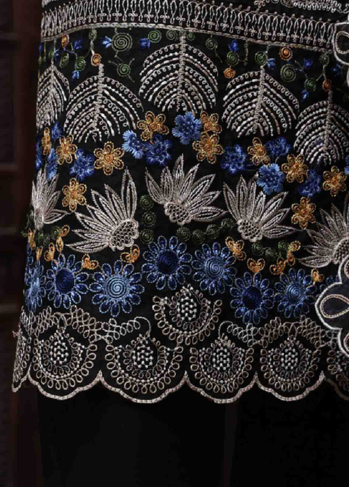 Bin Saeed Fabric - PC-28623- 3 Piece Luxury Embroidered Stitched Suit