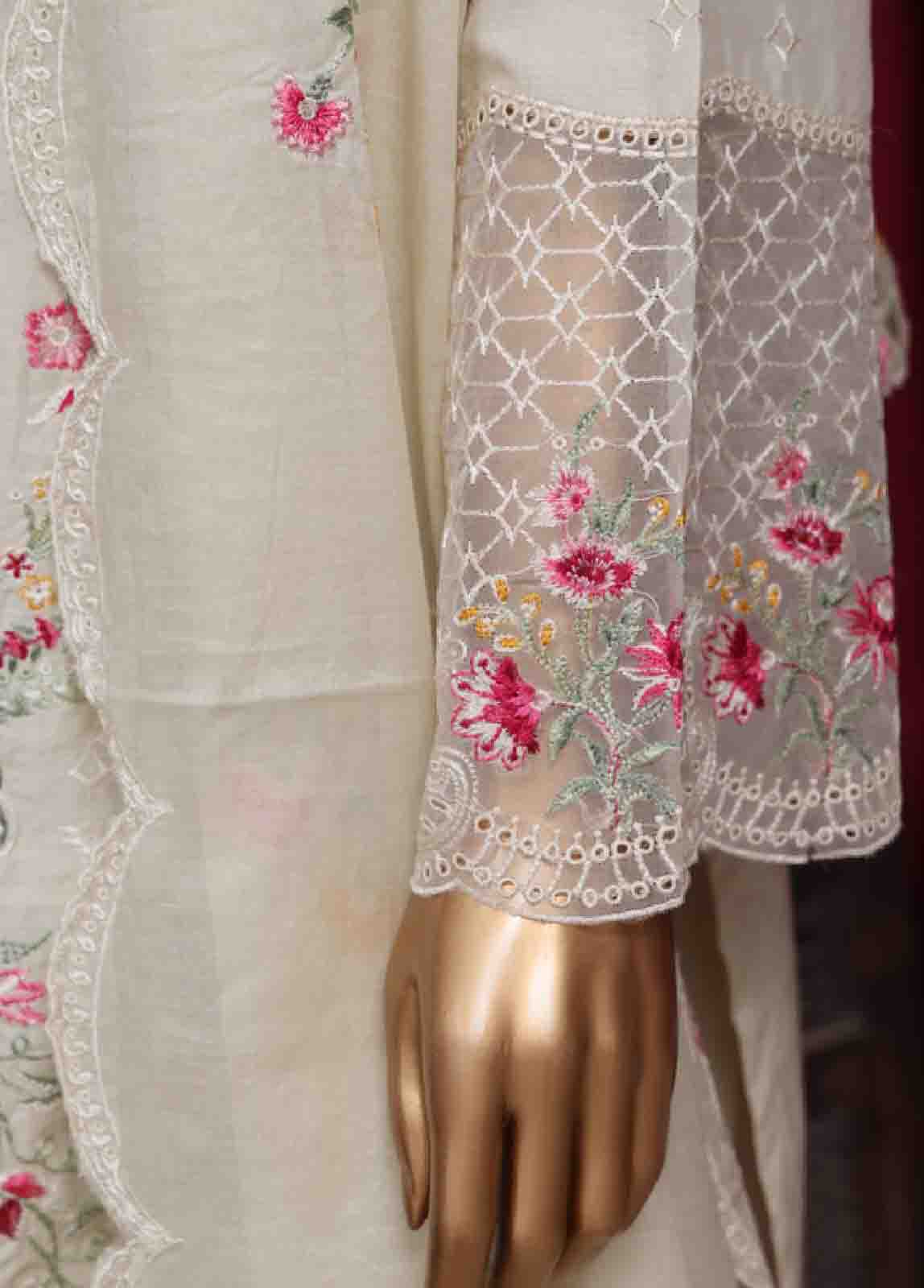 Bin Saeed Fabric - PC-28624- 3 Piece Luxury Embroidered Stitched Suit