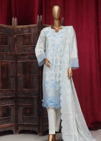 Bin Saeed Fabric - PC-28625- 3 Piece Luxury Embroidered Stitched Suit