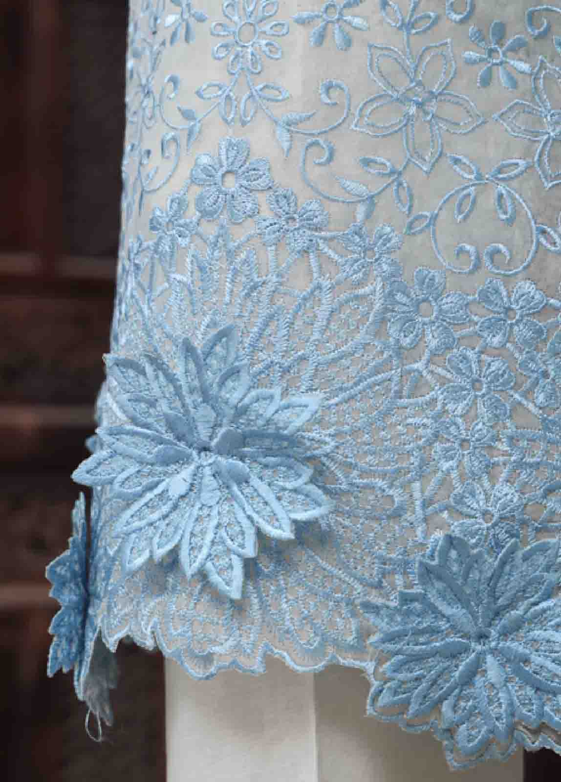 Bin Saeed Fabric - PC-28625- 3 Piece Luxury Embroidered Stitched Suit