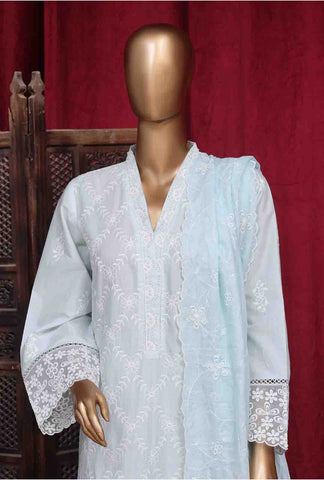 PC-D-28626 - 3 Piece Luxury Embroidered Stitched Suit