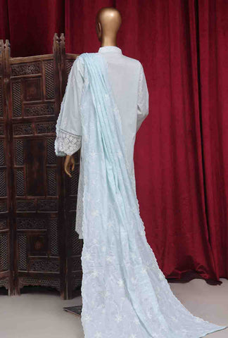 PC-D-28626 - 3 Piece Luxury Embroidered Stitched Suit