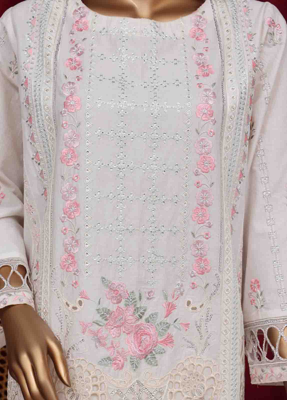 Bin Saeed Fabric - PC-28627- 3 Piece Luxury Embroidered Stitched Suit