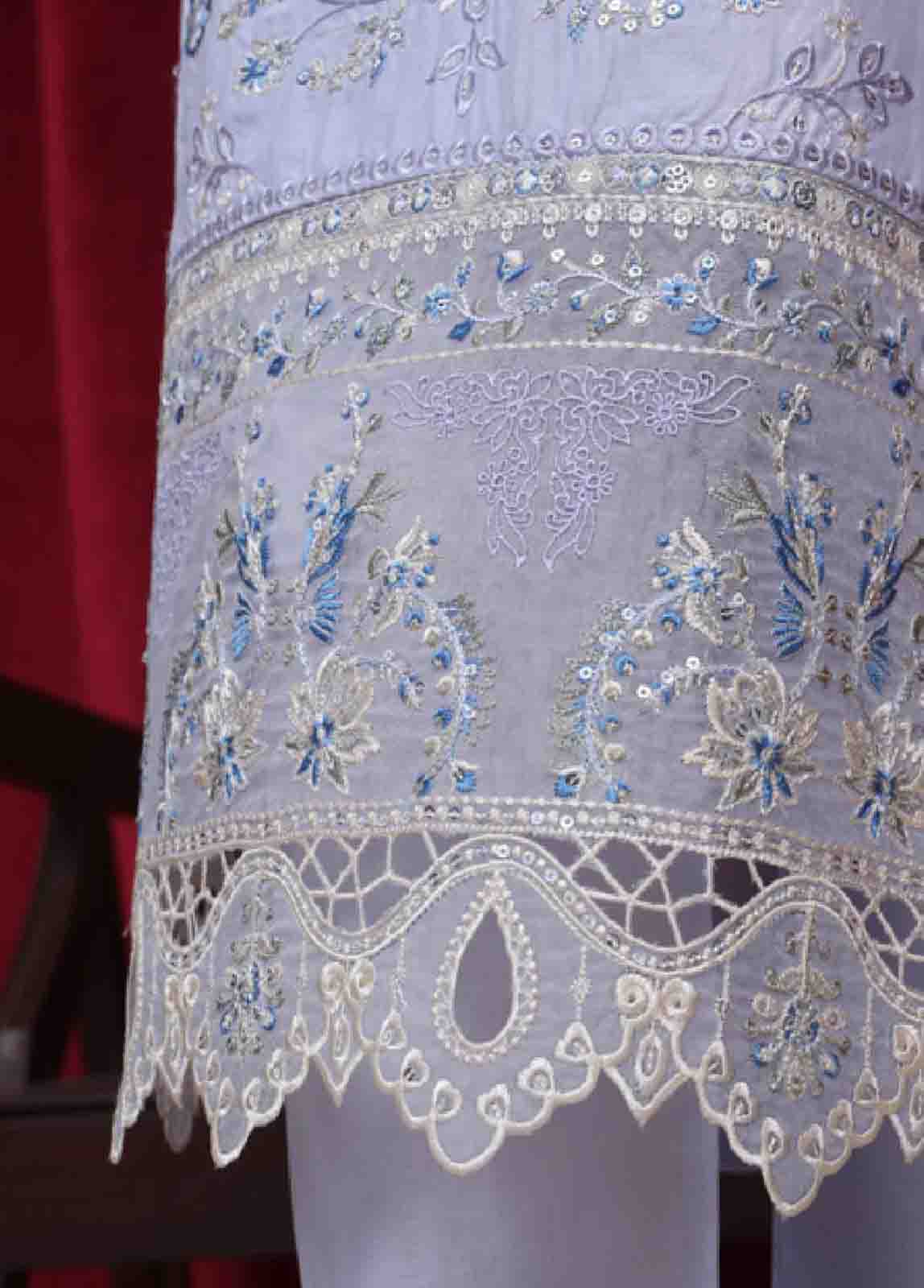 Bin Saeed Fabric - PC-28628- 3 Piece Luxury Embroidered Stitched Suit