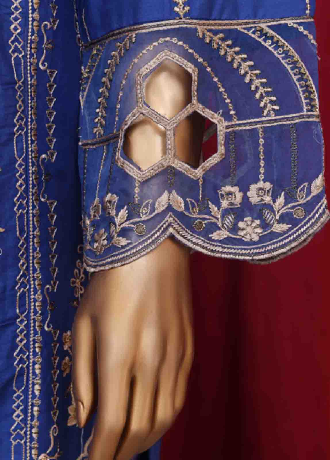 Bin Saeed Fabric - PC-28665- 3 Piece Luxury Embroidered Stitched Suit