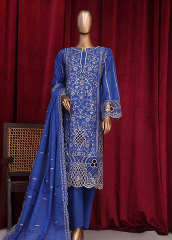 Bin Saeed Fabric - PC-28665- 3 Piece Luxury Embroidered Stitched Suit