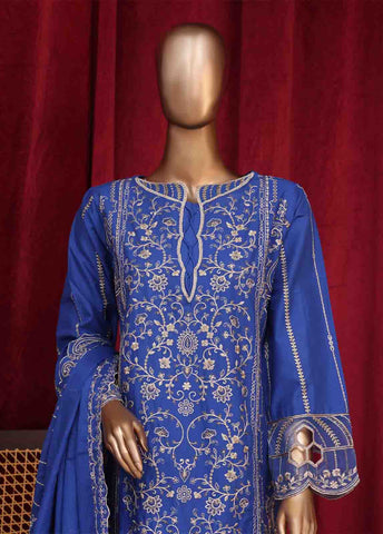 Bin Saeed Fabric - PC-28665- 3 Piece Luxury Embroidered Stitched Suit
